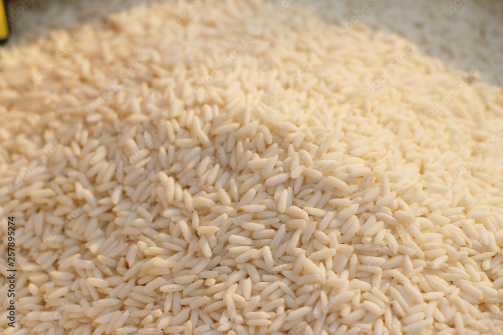 Jasmine rice for cooking at street food Jasmine rice for cooking at street food