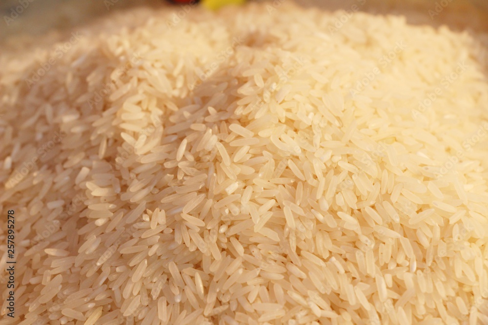 Jasmine rice for cooking at street food Jasmine rice for cooking at street food