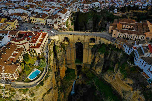Photos Ronda in Spanien Luftbilder - Puente Nuevo, Plaza de Toros de Ronda und Sehenswü
