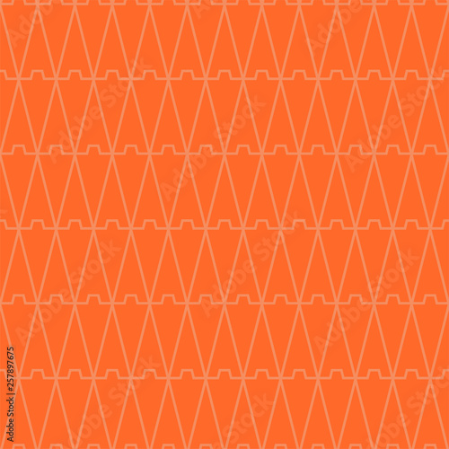 Colorful seamless stylish patterns - simple design. Bright geometric background