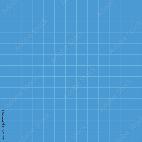 Seamless square pattern - simple grid design. Bright geometric background