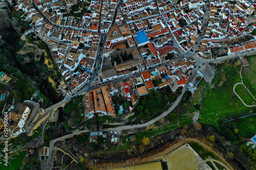 Ronda in Spanien Luftbilder - Puente Nuevo, Plaza de Toros de Ronda und Sehenswürdigkeiten von Ronda