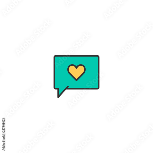 Chat Icon Design. Lifestyle icon vector design © Robani