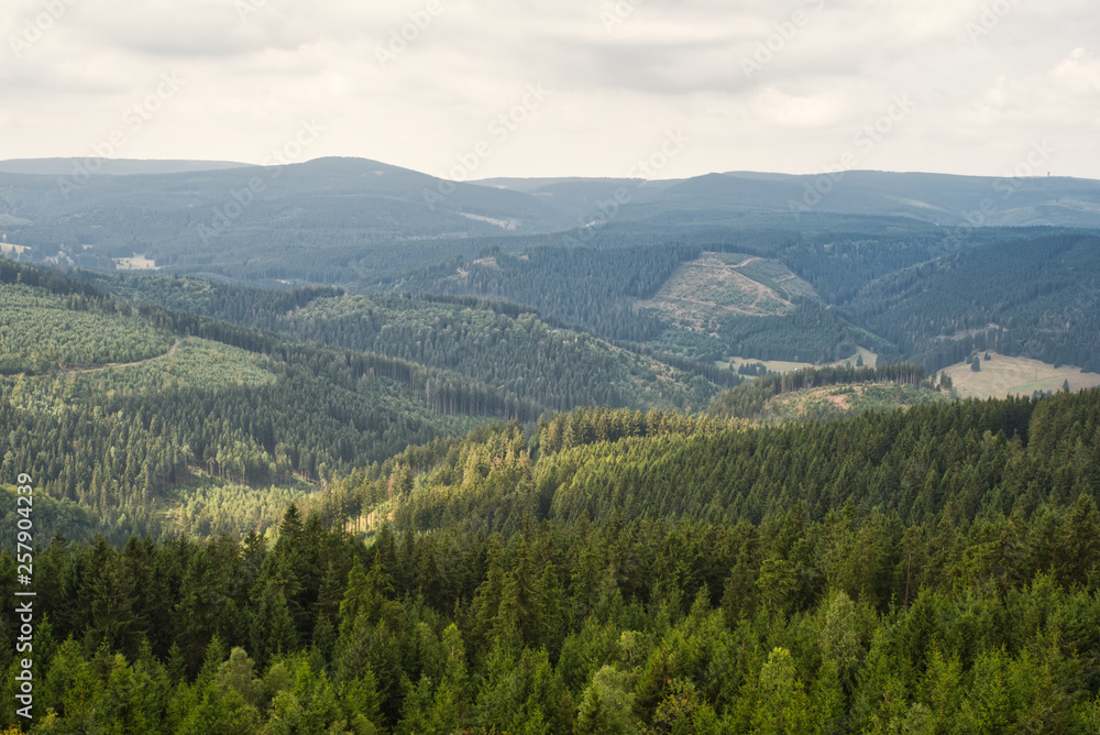 Blick über den Thüringer Wald Blick über den Thüringer Wald