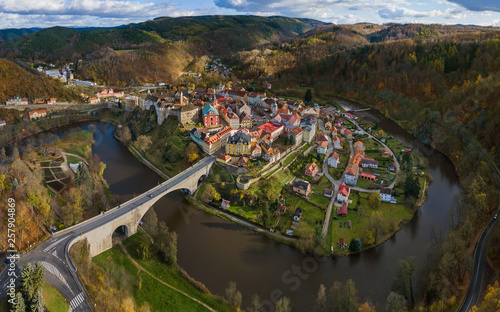 Castle Loket in Czech Republic