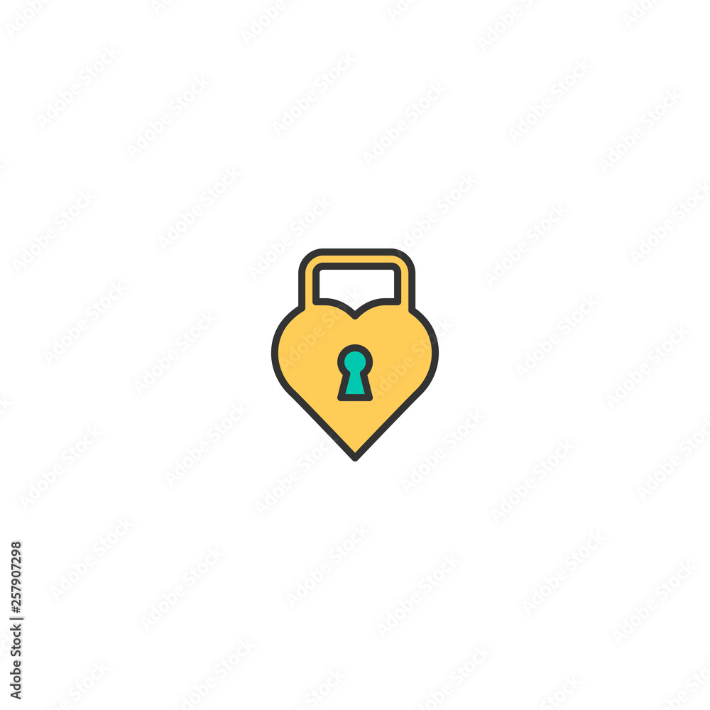 Padlock Icon Design. Lifestyle icon vector design Padlock Icon Design. Lifestyle icon vector design