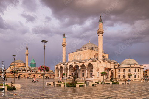 Fotografija The central square of the old town of Konya, Turkey
