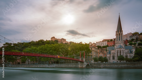 view of the river in Lyon