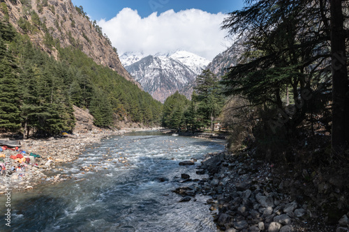 river in the mountains, Himachal Pradesh