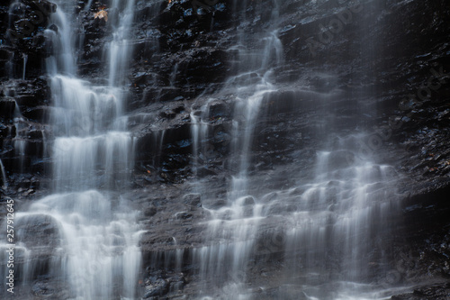 Waterfall Huk in the Carpathian mountains