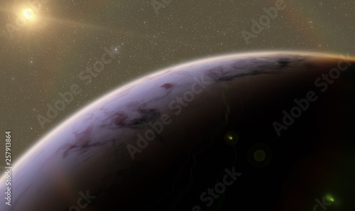 Fototapeta Naklejka Na Ścianę i Meble -  planet x in space