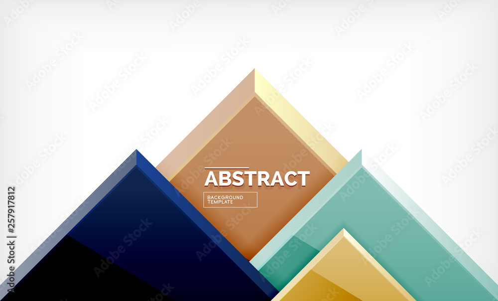 Square geometric background Square geometric background