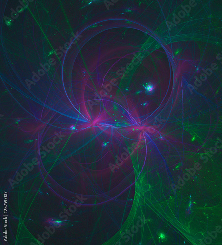 Explosion abstract cosmos  galaxy background  fractal color 