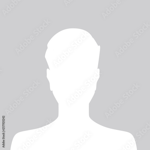 Person gray photo placeholder man