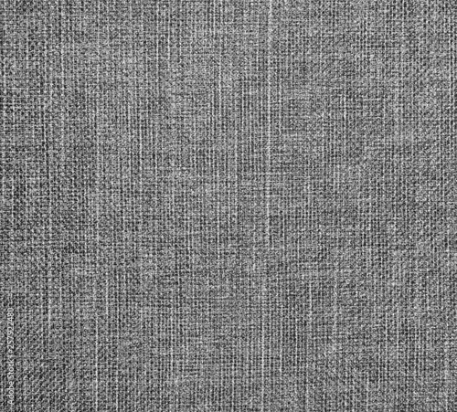 Textured gray natural fabric . 