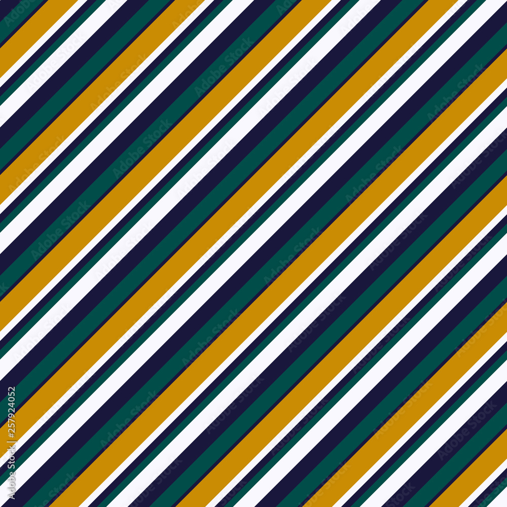 Retro stripe pattern with navy blue, white and orange diagonal parallel stripe. Vector pattern stripe abstract background