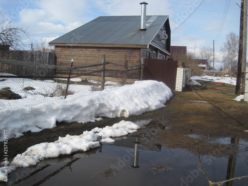 house in winter