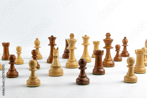 partie de jeu d'échecs
