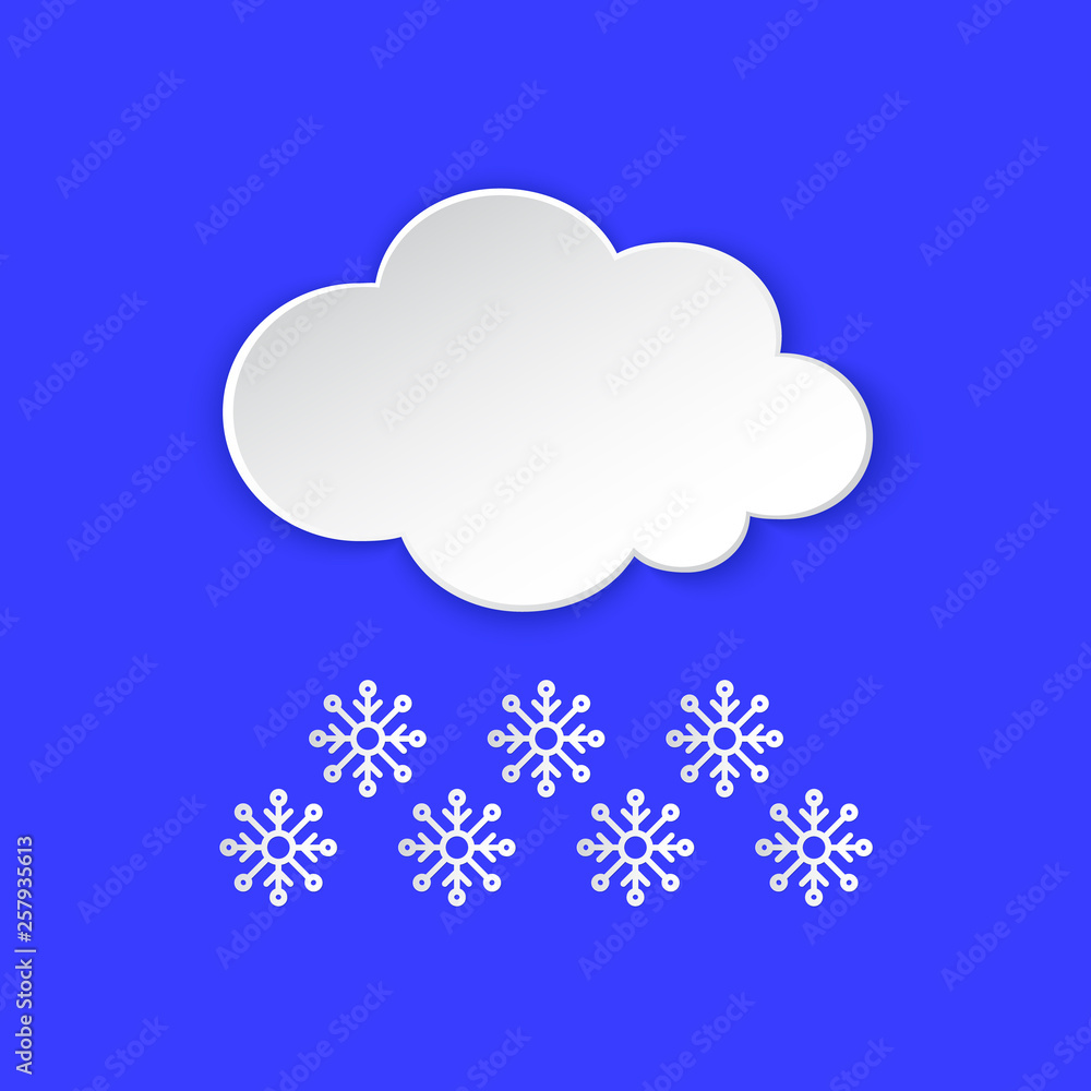 Snowflake winter weather info icon. Snow flake snowy day paper cut style. Climate weather sign. Tag for Metcast report mark, sign kit, meteo app, web, xmas. Snowflake winter weather info icon. Snow flake snowy day paper cut style. Climate weather sign. Tag for Metcast report mark, sign kit, meteo app, web, xmas.