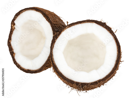 coconuts isolated on the white background  with clipping path © Oleksandr