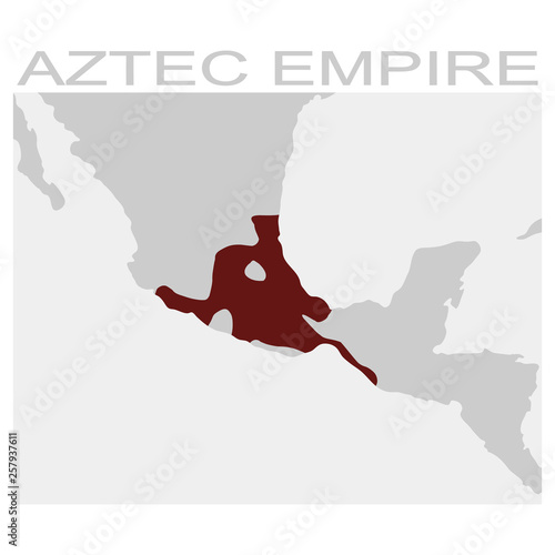 vector map of the aztec empire