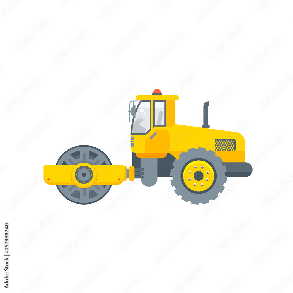 asphalt paver machine illustration side view asphalt paver machine illustration side view