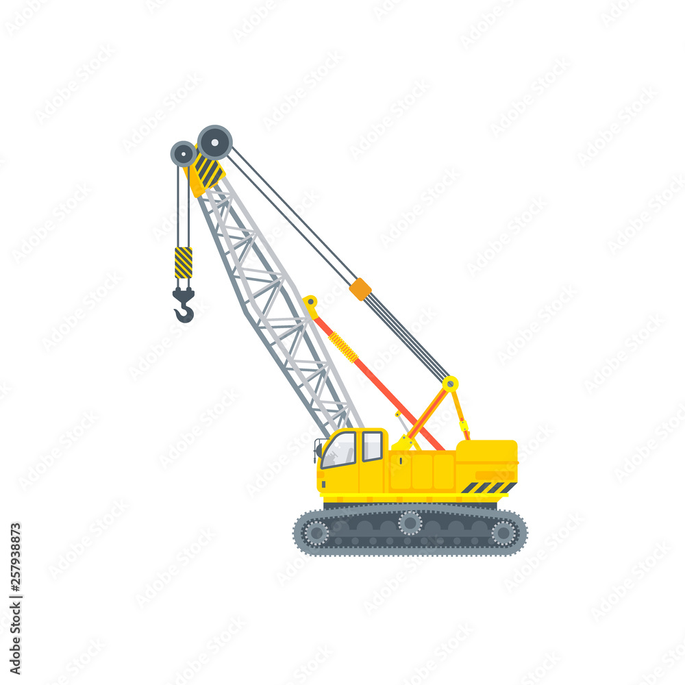 assembly crawler crane illustration side view assembly crawler crane illustration side view