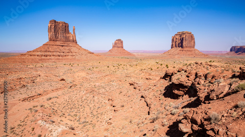 Monument Valley Tribal Park in Utah and Arizona  USA