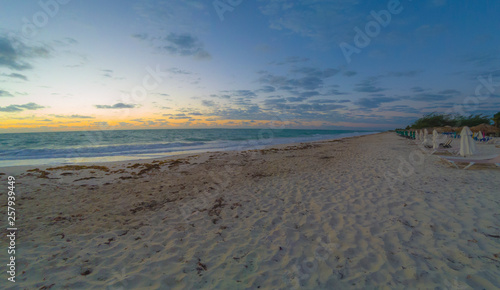 sunset on the white island  cancun quintana roo  mexico