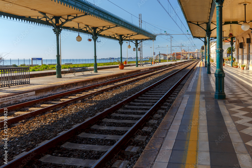 Fototapeta premium Taormina. Train Station.