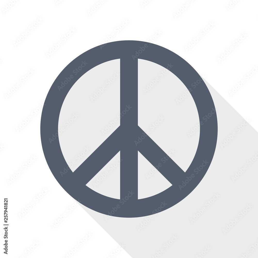 Peace, no war icon, vector illustration, pacifist concept sign Peace, no war icon, vector illustration, pacifist concept sign