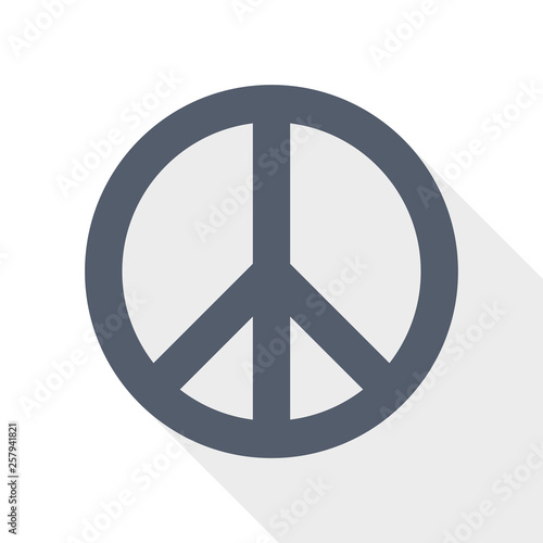 Peace, no war icon, vector illustration, pacifist concept sign