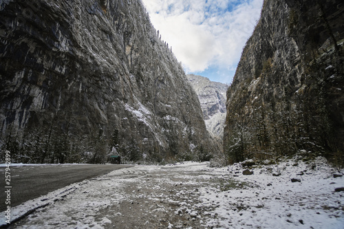 Caucasian mountains Bzyb gorge, Abkhazia photo