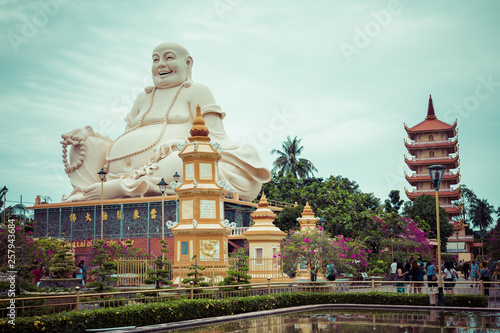 Vinh Tranh Pagoda in My Tho, the Mekong Delta, Vietnam.