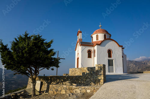 griechische Bergkirche in kreta