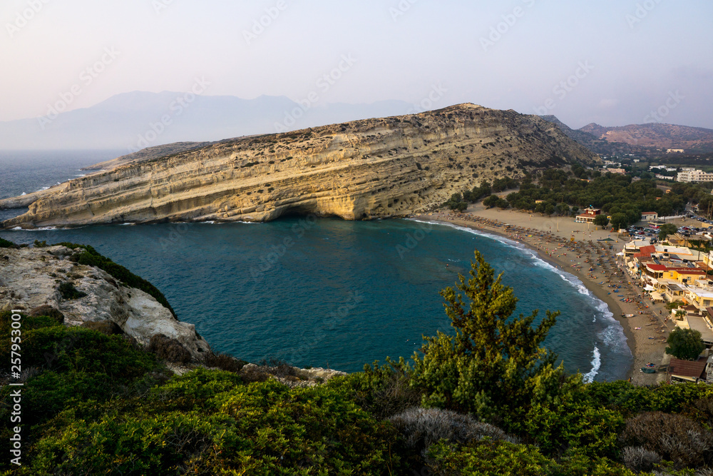Fototapeta premium Matala Sicht von Oben