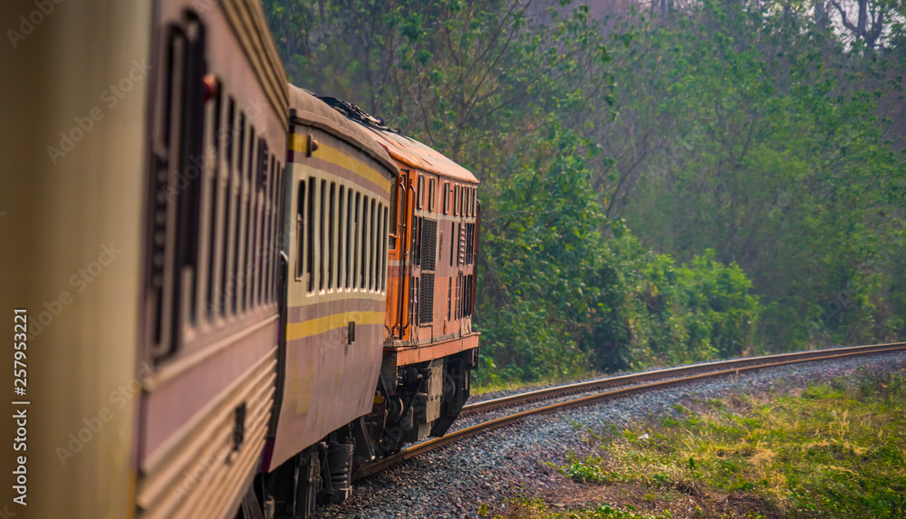 Obraz premium train at the station