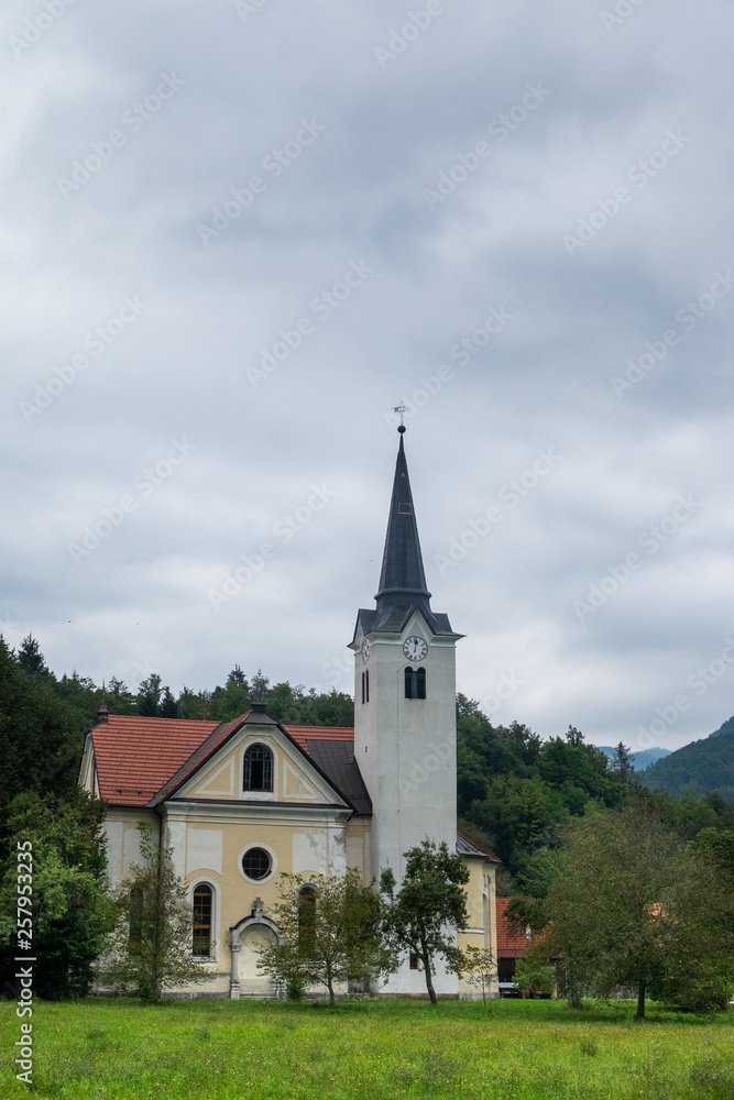 Church of St. Peter and Paul. Osilnica. Slovenia.