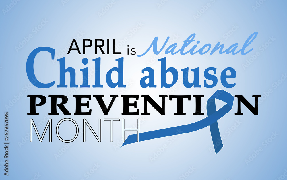 April is National Child Abuse Prevention Month Stock Illustration ...
