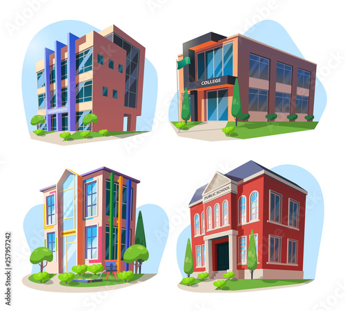 University, school, college and kindergarten