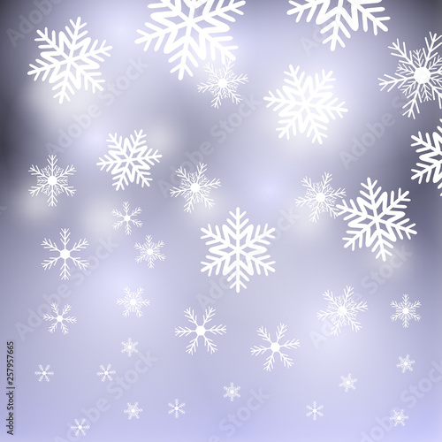  Christmas background, falling snow