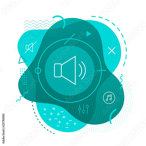 Sound icon background	