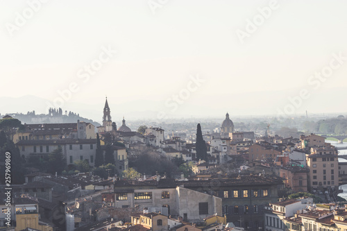 panoramica de Florencia y detalles de sus edificios