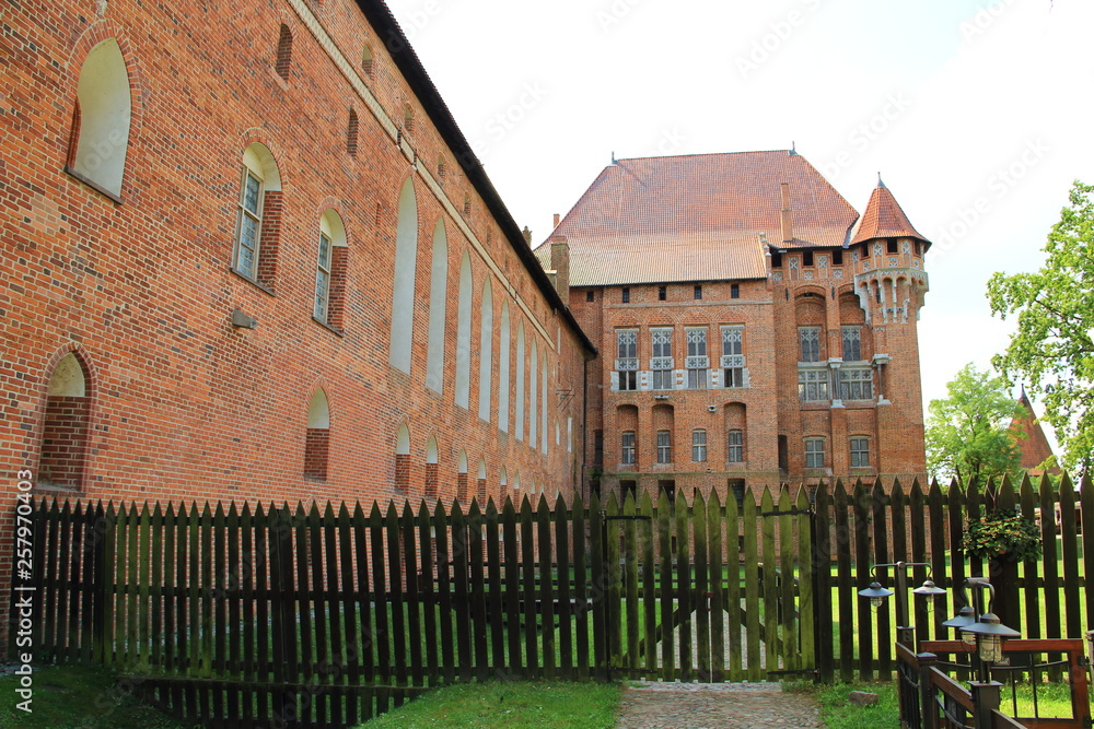 Obraz premium Palace of the Grand Masters of the order in Malbork Castle
