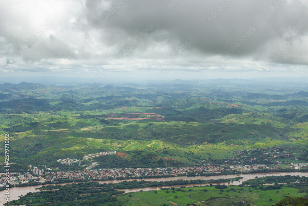 Covernador Valadares in a cloud day