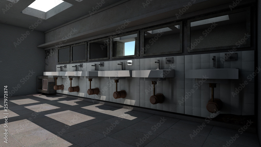 public toilet interior