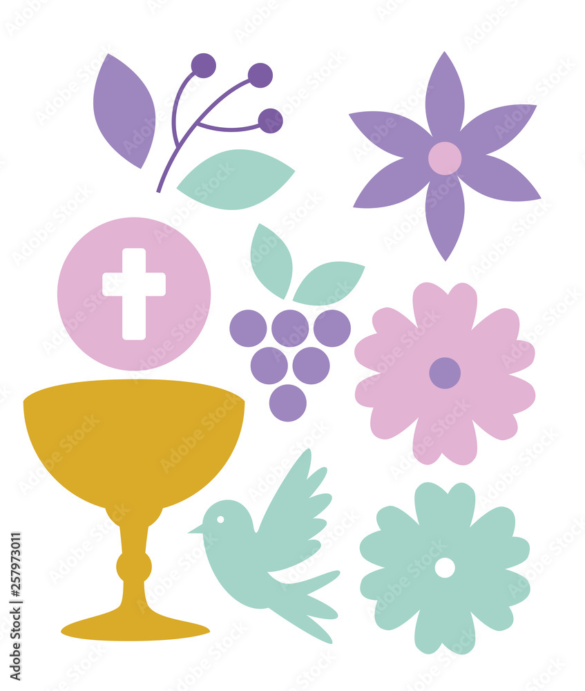 set chalice with holy host to my first communion set chalice with holy host to my first communion