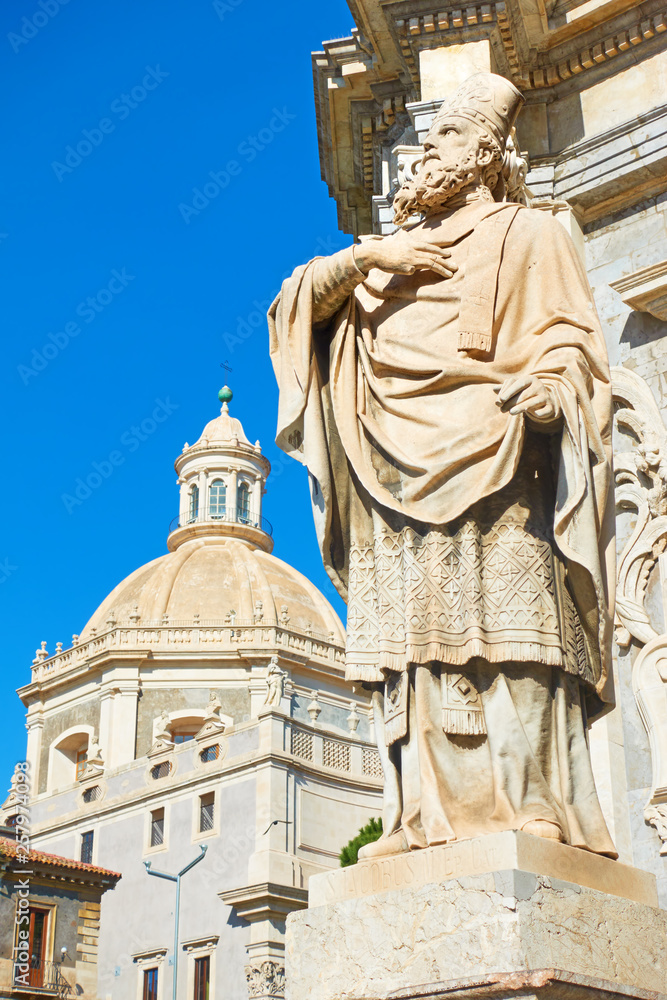 Saint James statue in Catania