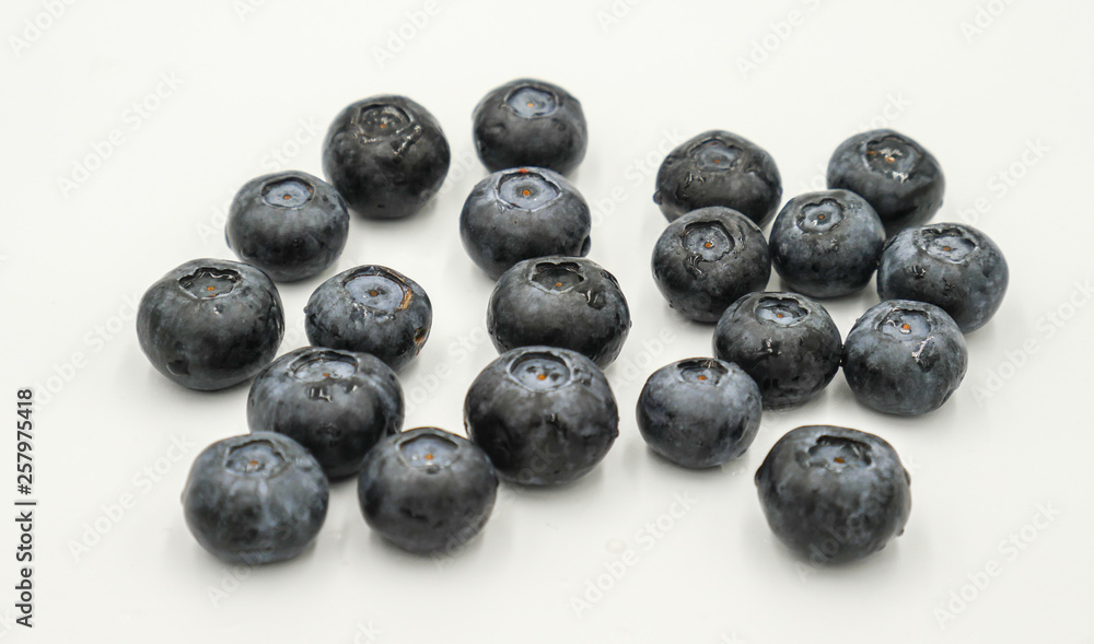blueberries isolated on white background blueberries isolated on white background