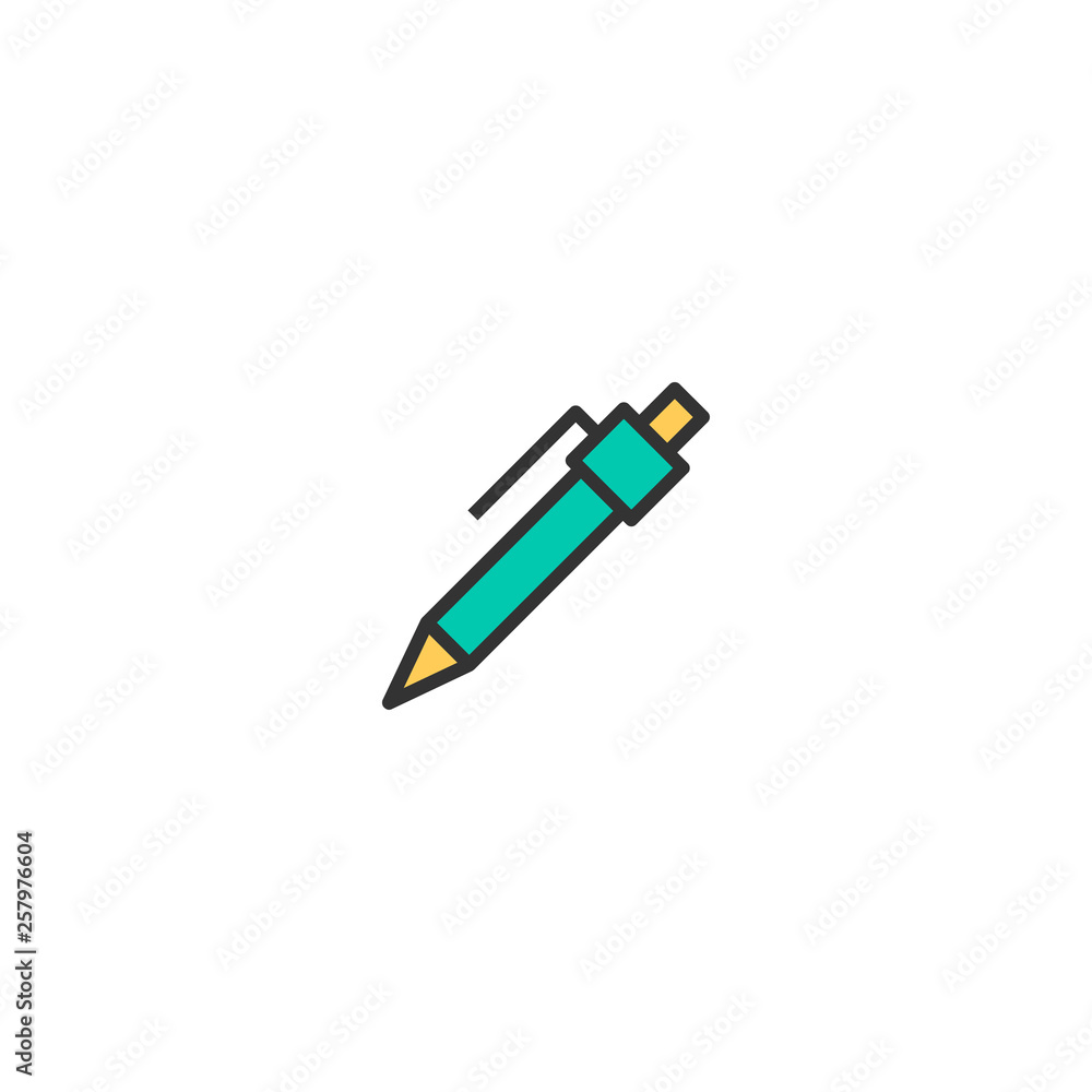Pen icon design. Stationery icon vector design Pen icon design. Stationery icon vector design